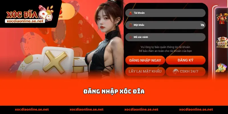 đăng nhập Xóc Đĩa
